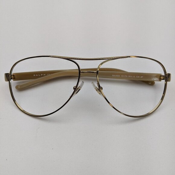 🕶️Frame only! Ralph Lauren RA4004-101/T5 Aviator Sunglasses 59/13-130 / JLE753​ - Picture 1 of 8